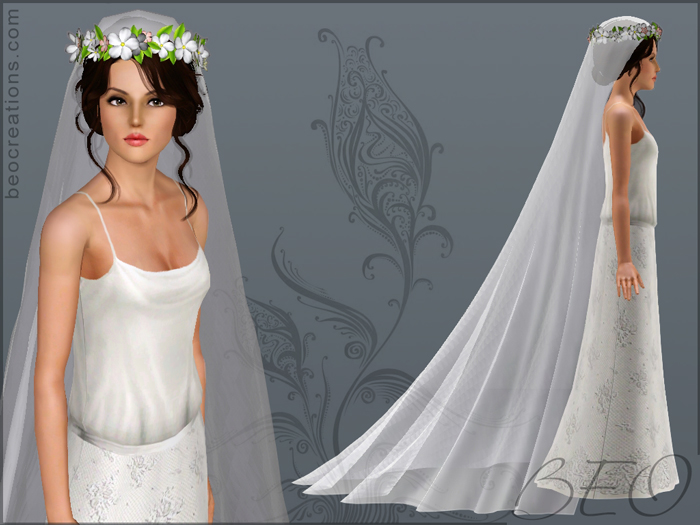 romantic veil for Sims 3 by BEO